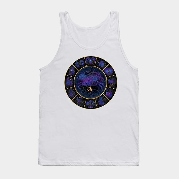 Cancer: the crab Tank Top by AmicableApparel